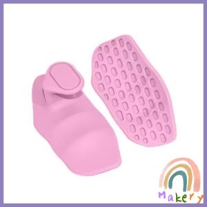 Makery 1 Pair Silicone Weight Lifting Grips Anti-Slip Palm Protector Non-Slip Weightlifting Hand Grips