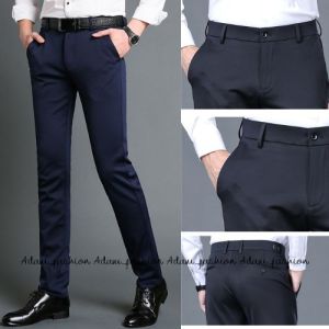 Quần Âu Nam Đẹp Quần Tây Nam Cao Cấp Nhiều Màu Hàn Quốc Dáng Ôm Body Vải Lụa Thái Chống Nhăn Adam_fashion