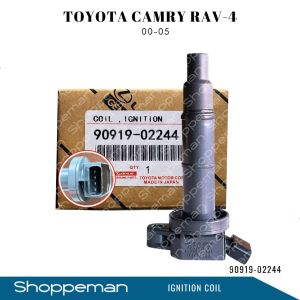 GENUINE TOYOTA IGNITION COIL FOR TOYOTA CAMRY RAV-4 4PINS 90919-02244 MADE IN JAPAN OAP