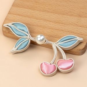 GONUUWGL Cherry Shape Cheongsam Buttons Pearl Buttons Classical Hanfu Decorative Buckle Creative DIY Tang Suit Buttons Costume Sewing