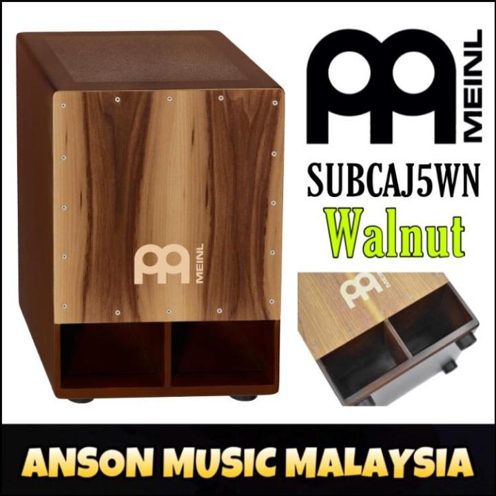 Meinl Percussion SUBCAJ5WN Jumbo Bass Subwoofer Cajon, Walnut Lazada