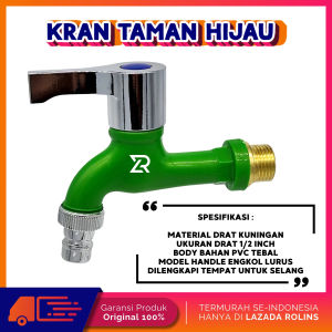Keran Air Tembok ABS Kran Taman Mesin Cuci Tahan Korosi Termurah - HIJAU HIGH QUALITY