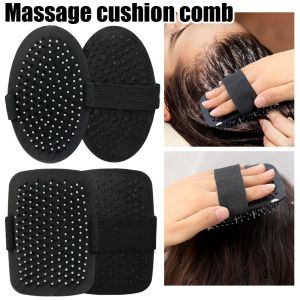 Soft Silicone Bath Brush Body Scrubber Handheld Cleansing Skin Brush with No-Slip Exfoliating Massager Brush