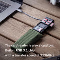 PGYTECH เครื่องอ่านการ์ด SD/TF/CF การ์ด usb3.2 ความเร็วสูง multi-function all-in-one CFexpressType A/B เครื่องอ่านการ์ด SD/TF กล่องเก็บการ์ด อินเทอร์เฟซ Type-C แฟลชการ์ดกล่อง. 