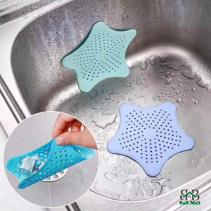 BnB Mall 1pcs Star Shape Bathroom Drain Hair Catcher Kitchen Silicone Sink Strainer Filter Stopper Plug Sink KT-WS/SW