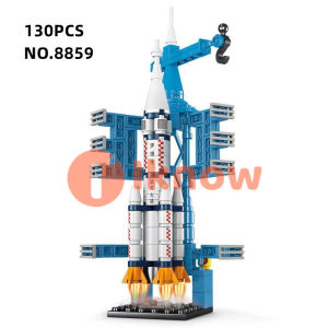 Space Shuttle Building Blocks Set Space Rocket Craft Launch Center Base Puzzle Model DIY Educational Bricks Toys For Kids Boys Christmas Gift(no box)