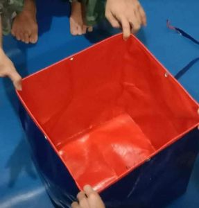 Terpal Kolam Terpal Ikan Kotak 100x40x40 / 1x04x04 Bahan Korea Untuk Budidaya Ikan