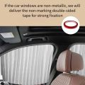 [24 hours delivery]Magnetic UV Protection Car Sun Shade Window Curtain Car Side Window Sunshade Curtain Privacy Protection Car Curtain fits all cars. 