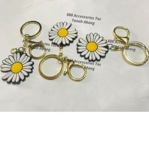 Ring Gantungan Kunci + Kokot Udang Rantai Putar High Quality Impor