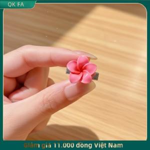 QK FA ✨ 10pcs mini hoa Clip tóc Hawaii đầy màu sắc ngọt ngào đa năng kẹp tóc cho sinh nhật đám cưới cosplay