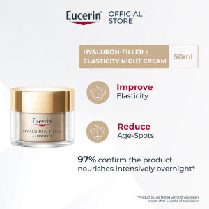 PROMO Eucerin Hyaluron Filler + Elasticity Night Cream 50ml Elastic Filler Anti Wrinkles Anti Aging