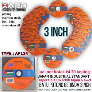 Promo batu potong APR 3 inch super tajam dan awet 10x lebih mantap dripada merk sebelah yg biasa anda pakai.