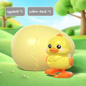 Bouncing Egg Wind Up Toys Prank Stress Relief Toy Walking Shell-Breaking Animal Capybara Fun Gift