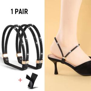 Nexlent 1 Pair Women Detachable Shoe Straps Women High Heels Shoelaces Elastic Straps