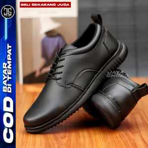 Forest Sepatu Pantofel Pria Oxford Hitam Kasual Kuliah Kerja