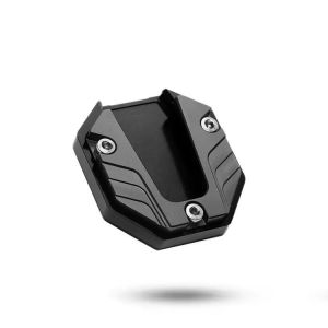 Motorcycle accessories modified aluminum alloy side support base foot support to increase the base
