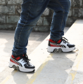 Roller Kicker Skate Shoes Retractable Wheels Skating Shoes Skates. 