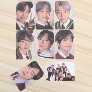 BTS small card korean kpop fashion ins trend fb album card laser card The official same Album card Collectible cards Lomo card Memory cards A gift for a friend 防弹少年团官方同款专辑小卡金南俊、金硕珍、闵玧其、郑号锡、朴智旻、金泰亨、田柾国 周边送朋友的礼物