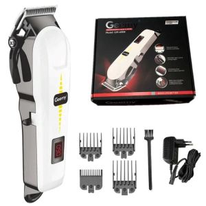 Geemy GM6008 Premium Cordless Hair Clipper & Beard Trimmer with LED Display and Adjustable Combs