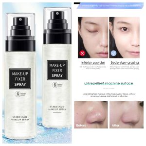 Lorzi 100ml Makeup Fixer Spray Oil Control Makeup Setting Spray Moisturizing Finishing Spray Long Lasting Face Foundation Make Up Mist Matte Base Retainer Makeup Spray