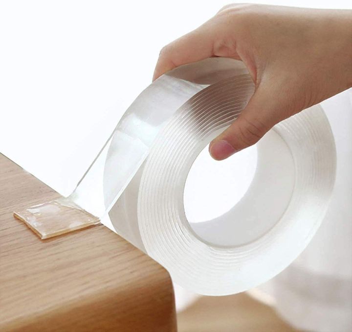 Double Sided Adhesive Silicon Tape, Transparent Adhesive Heavy
