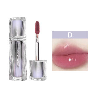 VEDO 💕COD SHAQINUO Ice Iron Watery Lip Gloss Mirror Surface Lip Glaze Lipstik Glossy Korean Glow Lip Jelly Tint Liptint Gloss Pelembab Tahan Lama Glasir Bibir Tidak Berminyak