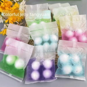 BEIBEI Handmade Crispy Handmade Ball 6 Balls Crunch Sound Sensory Dumpling Squishy Creative Pinch Fidget Squeeze Bag Kids Adults