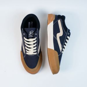 SEPATU PATROBAS CLOUD LOW NAVY ( SIZE 36 - 44 ) - Sneakers Canvas  Made in Indonesia