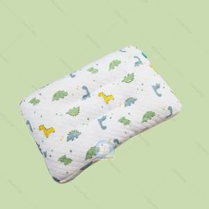 Gối cho bé Cotton chần bông 3 lớp - Ruột Microfiber êm ái an toàn cho da nhạy cảm