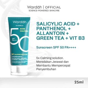 Wardah UV Shield Acne Calming Sunscreen Moisturizer SPF 35 PA+++