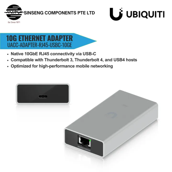 USB-C UniFi Ubiquiti Adapter USB-C to Ethernet 10G Ubiquiti ルーター・ネットワーク機器 to Connectors | Adapter Network Ethernet 10G ルーター・ネットワーク機器