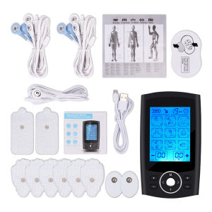 Suolaer USB Portable EMS Microcurrents Low Frequency Massager Tens Unit Muscle Electrostimulator Pain Relief Body Massage Relax Tools