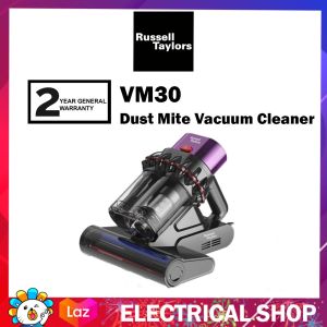 Russell Taylors Dust Mite Vacuum Cleaner VM-10 (300W) VM10 / VM-20 Dual Cup with UV-C Light VM20 / VM-30 with UV-C Light & Ultrasonic VM30 / Trio UV Wireless TMK-335 Cordless TMK335 Vacuum for Dust and Mites