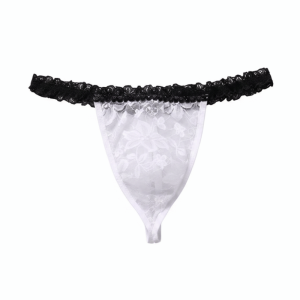 XINSU38 Mesh Mens Transparent Hollow Out T-back Briefs Breathable Male Lingerie Triangle Panties Intimate