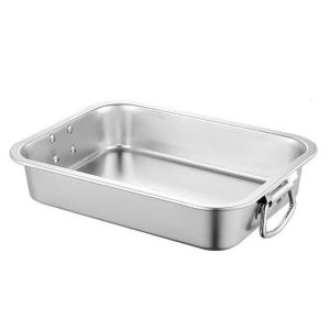 Stainless Steel Cats Litter Tray With Deep Basins Design And Practical Carrying Handle Kittens Litter Container Toilet