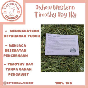 Oxbow Western Timothy Hay / rumput hay makanan kelinci Oxbow Timothy