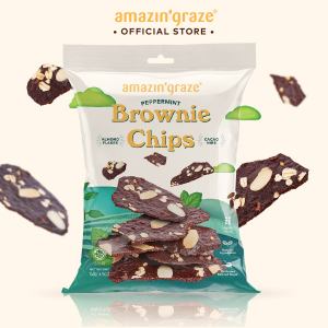 Amazin Graze Peppermint Brownie Chips 140g