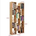 Kệ sách chữ H. Kích thước 150 x 72,4 x 20cm. Gỗ MDF phủ melatium cao cấp. Màu vân gỗ. 