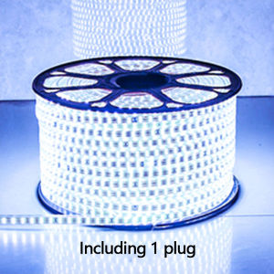 5/10/20M LED Light Strip LED Cuttable Rope Lights Outdoor IP65 Waterproof Warm White Strip Light Led for Room Ceiling decoration for Room connector 2pin bedroom warm light Home Kitchen Bedroom DIY Mode Decoration Christmas Light Gift New Year