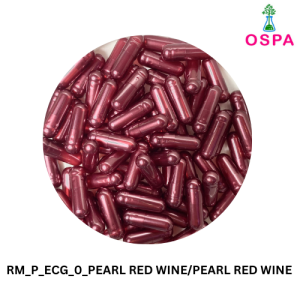 1000pcs Size 0 Pearl Red Wine Color -OSPA High Quality Empty Gelatin Capsule