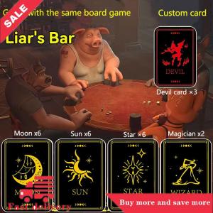 [COD] New Product Liar Tavern Stars Moon Sun Stars Cards Table Game Props Cards Couple Party Game