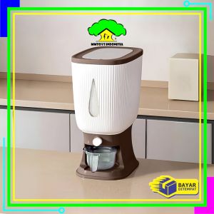 MI-C360 Dispenser Beras 10 KG Rice Dispenser Tempat Wadah Penyimpanan Beras Otomatis Rice Box 10 kg