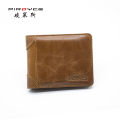 [ Popular ]Piroyce Factory Direct Sales New First Layer Cowhide Vintage Men's Wallet Classic Leisure Wallet. 