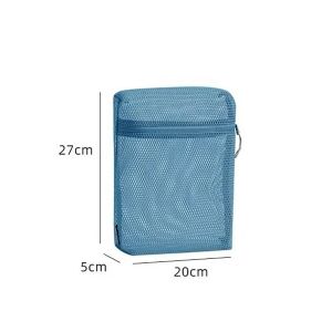 JAYNEBIO With Zipper Storage Pouch Hand-held Nylon Cosmetic Bag Casual Multipurpose Mesh Pouch Women