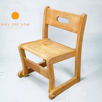 Ghế gỗ tựa lưng ghế gỗ trẻ em có lưng tựa
