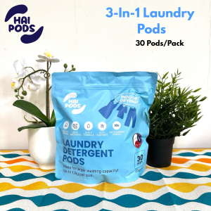 SG (30 pcs) Hai Pods Laundry Pods Laundry Capsule All In One Laundry Capsules All In One Laundry Pods Blue