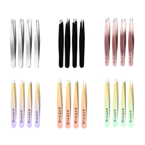Professional Tweezers for Facials Hair Stainless Steel Precisions Tweezers for Ingrown Hair Eyebrow Tweezer for Men Wome