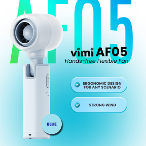 Portable Clip Fan l vimi AF05 Handheld Umbrella/Stroller Clip-on 90 degrees Foldable Silent Fan l Portable 14000RPM High-Speed Fan l Outdoorschool and desk-grip mini fan