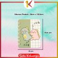SK-A58 Buku Catatan Kartun Memo Kecil A7 80 Lembar / Buku Kecil Notebook Ring Motif Notepad. 