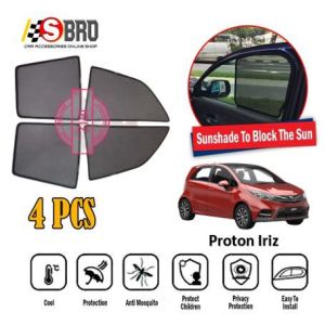 Proton Iriz 2014-Present Magnetic Sunshade Car Anti-Glare Day Sunshade Strong Magnet 4pcs